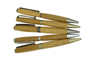 Kugelschreiber aus Whisky Fass Holz Modell „Streamline und Slim“