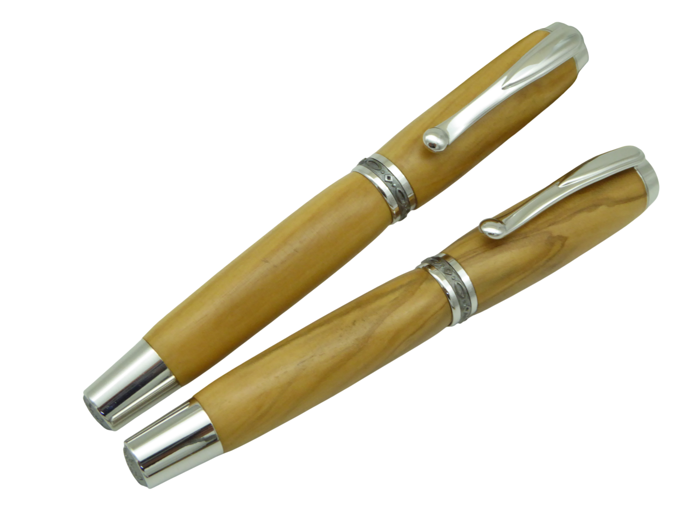 Set Rollerball und Füller Modell "Statesmen JR II Rhodium" – Bild 4